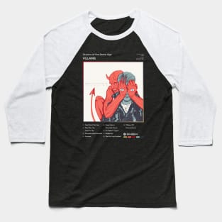 Queens of the Stone Age - Villains Tracklist Album Baseball T-Shirt